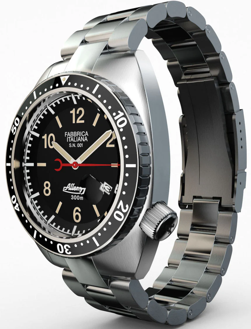 Allemano Watch 1973 Diver Shark Black - Image 2