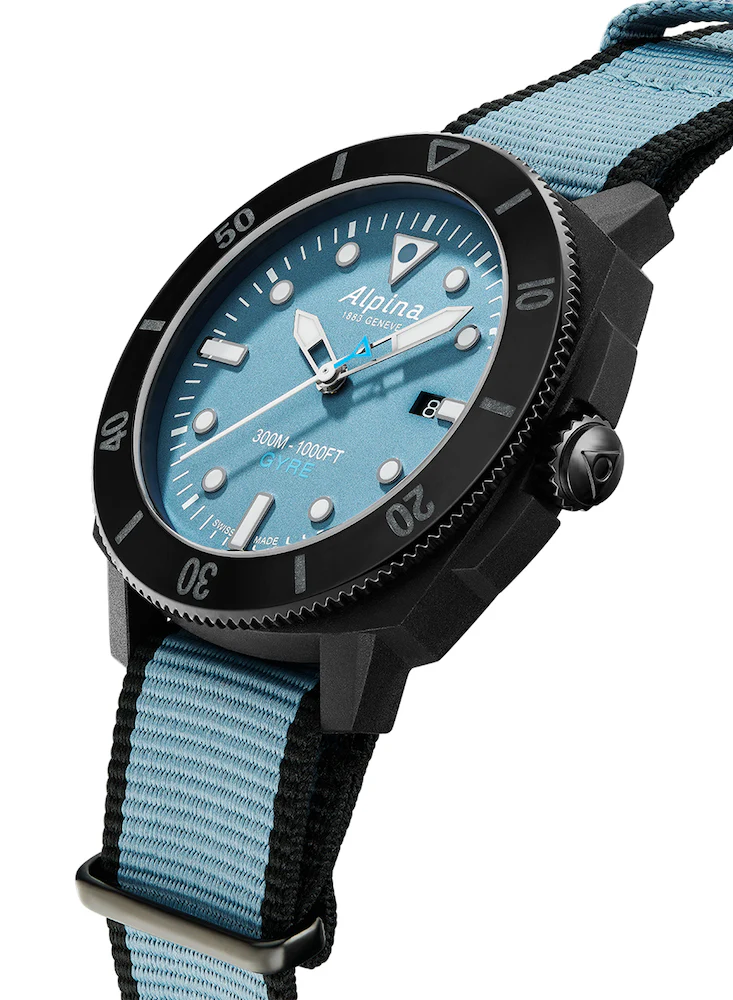 Alpina Watch Seastrong Diver Gyre Blue Mens Limited Edition - Image 2