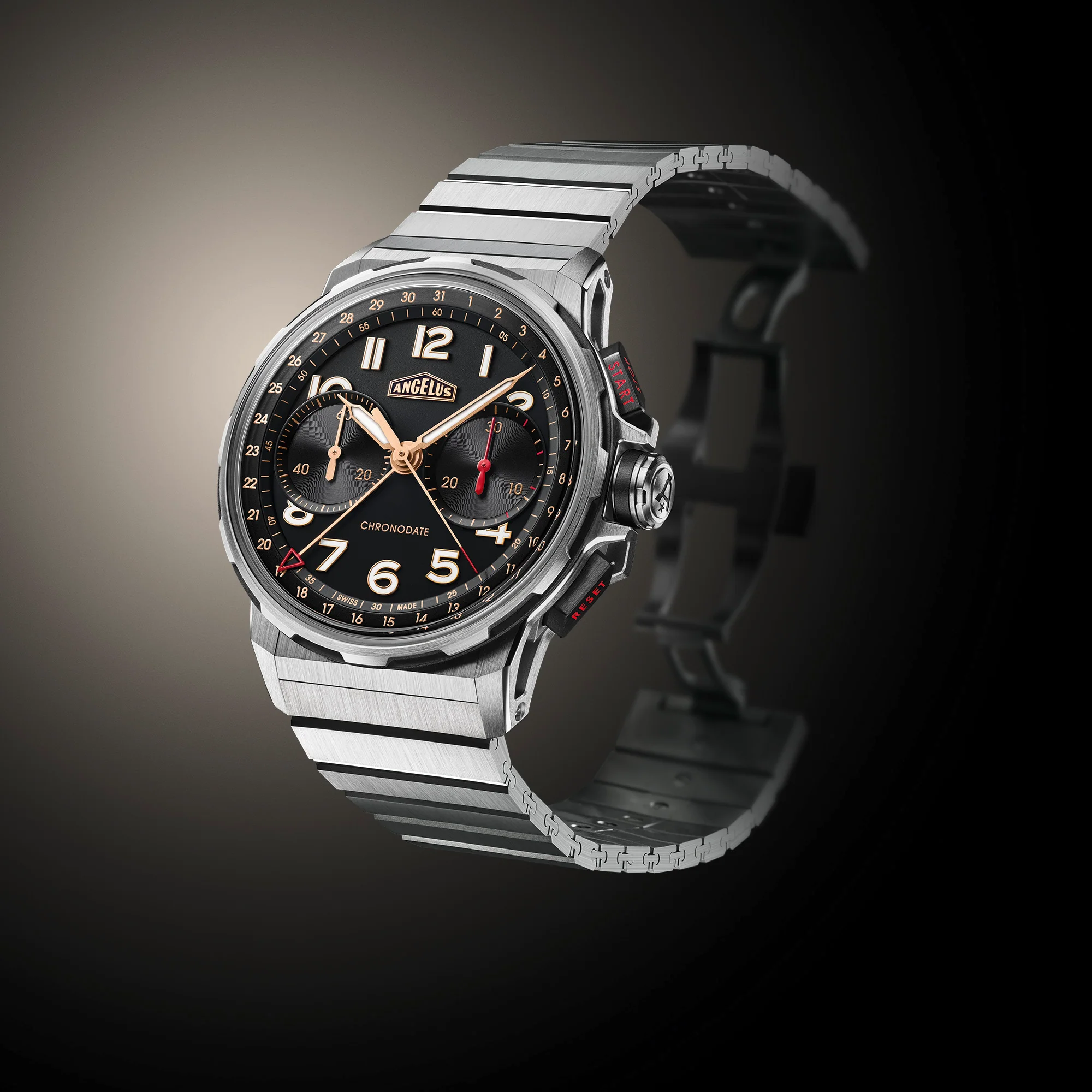 Angelus Watch Chronodate Titanium Black Titanium - Image 2