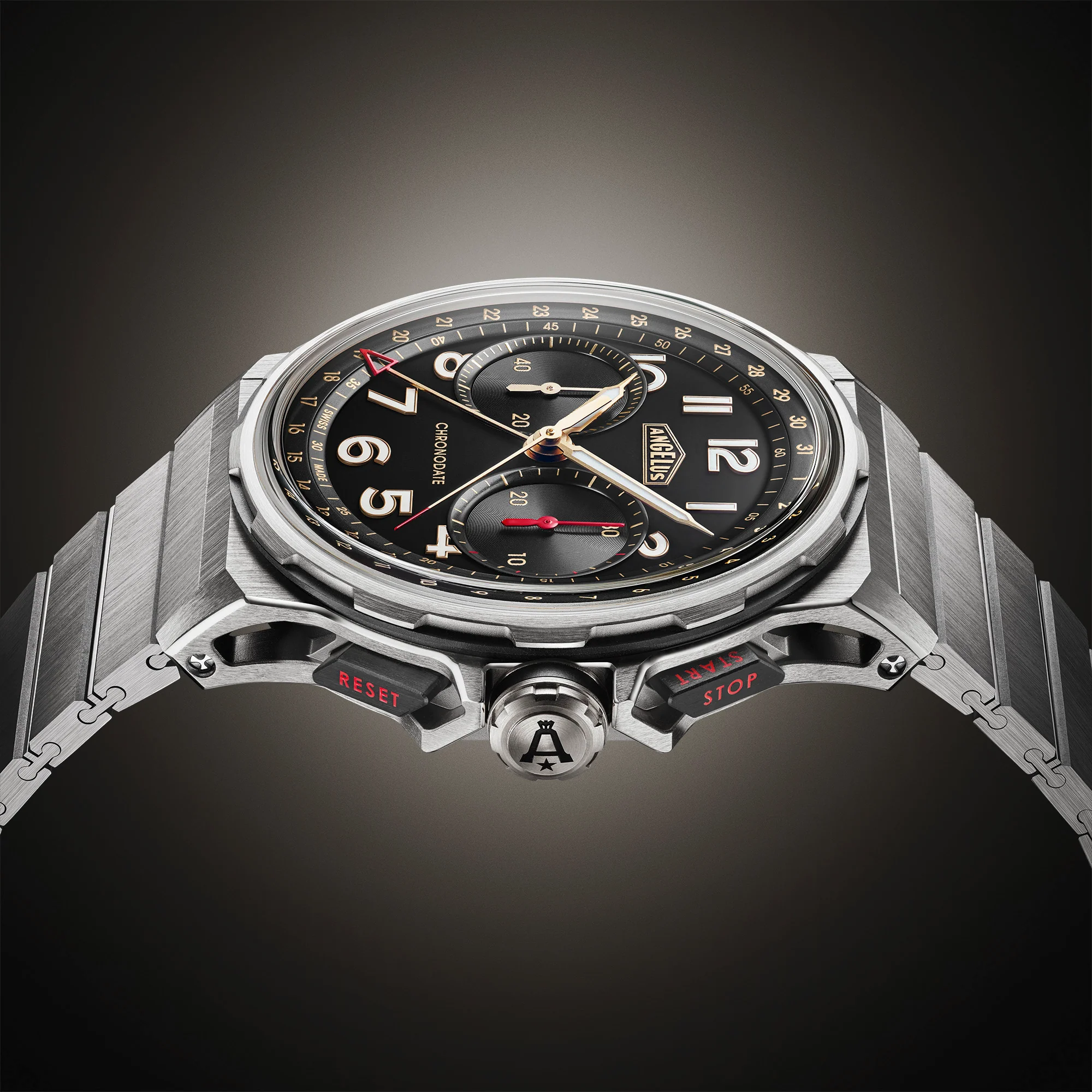 Angelus Watch Chronodate Titanium Black Titanium - Image 3