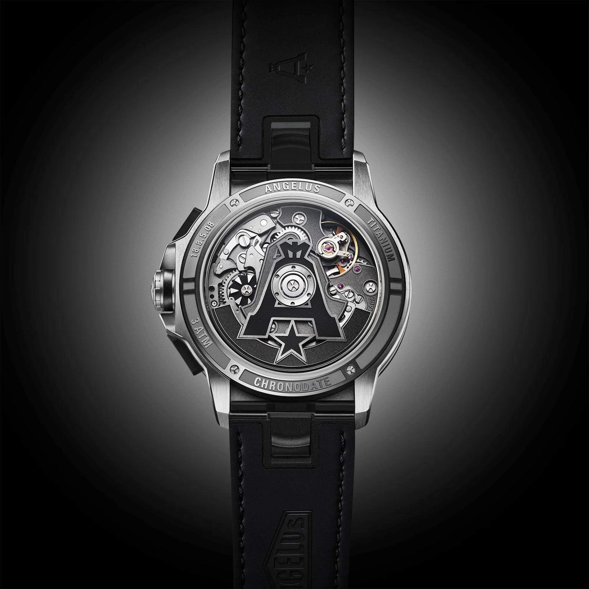 Angelus Watch Chronodate Titanium Black Titanium - Image 4