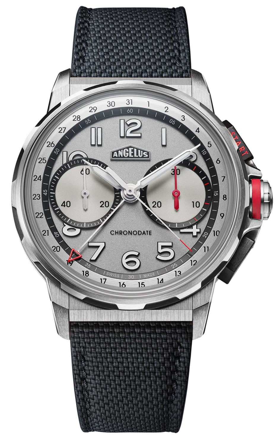 Angelus Watch Chronodate Titanium White Limited Edition
