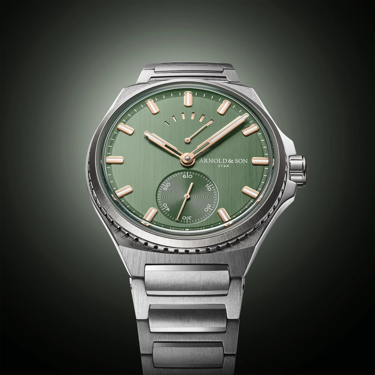 Arnold & Son Longitude Titanium Fern Green Watch - Image 2