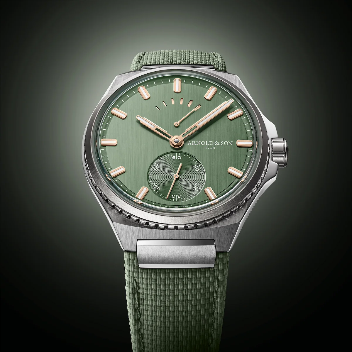 Arnold & Son Longitude Titanium Fern Green Watch - Image 3