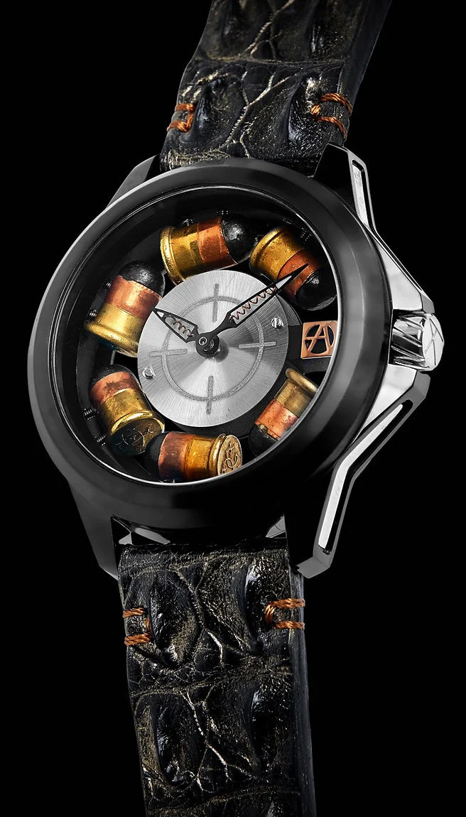 ArtyA Son of a Gun Classic Riot Black & Steel Limited Edition Watch