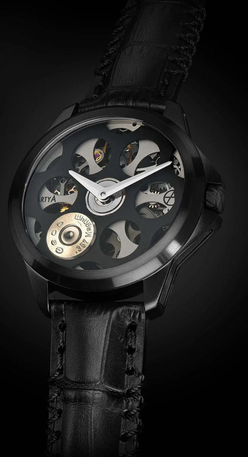 ArtyA Son of a Gun Russian Roulette A1 Black & Grey Limited Edition Watch