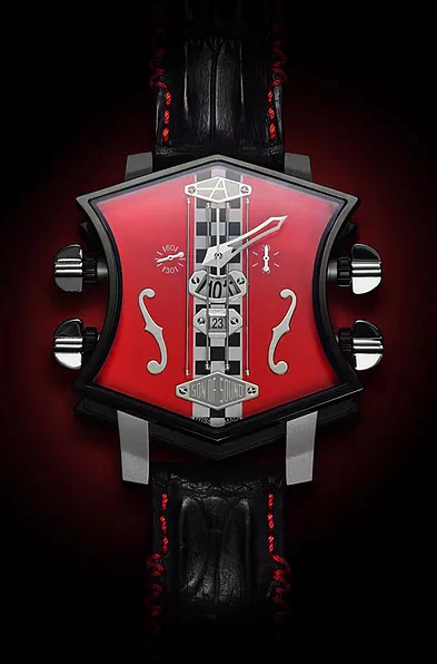 ArtyA Son of Sound Guitar Race Red Limited Edition Watch