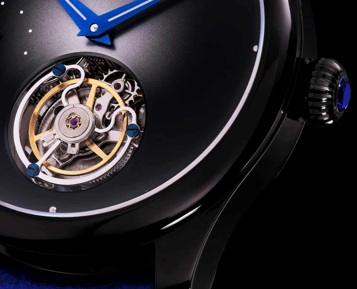 Astbury & Kent Watch Stellaris Tourbillon Black Dial - Image 2