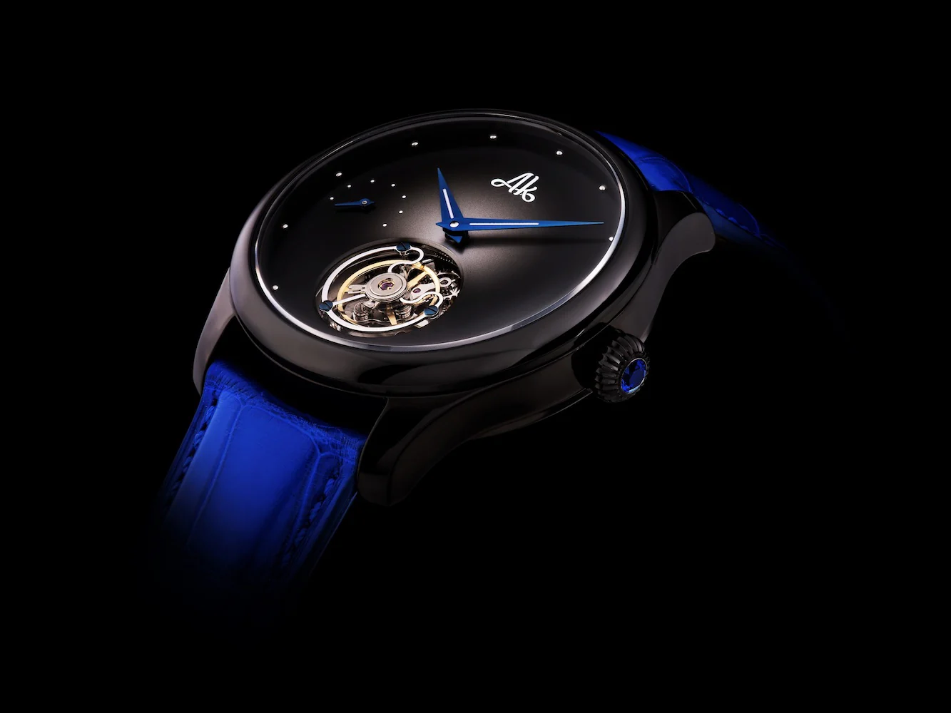 Astbury & Kent Watch Stellaris Tourbillon Black Dial - Image 4