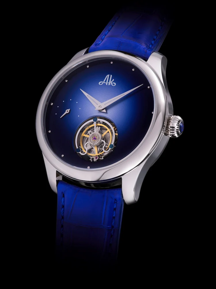 Astbury & Kent Watch Stellaris Tourbillon Blue Dial - Image 4