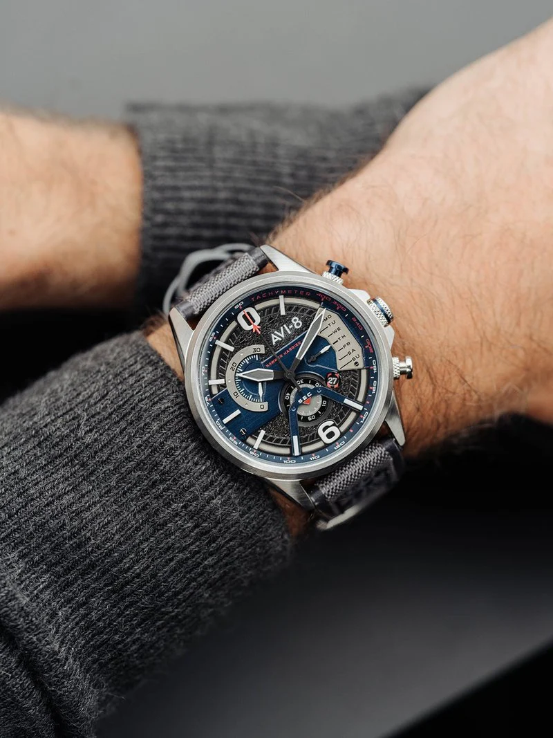 AVi-8 Watch Dual Retrograde Chronograph - Image 4