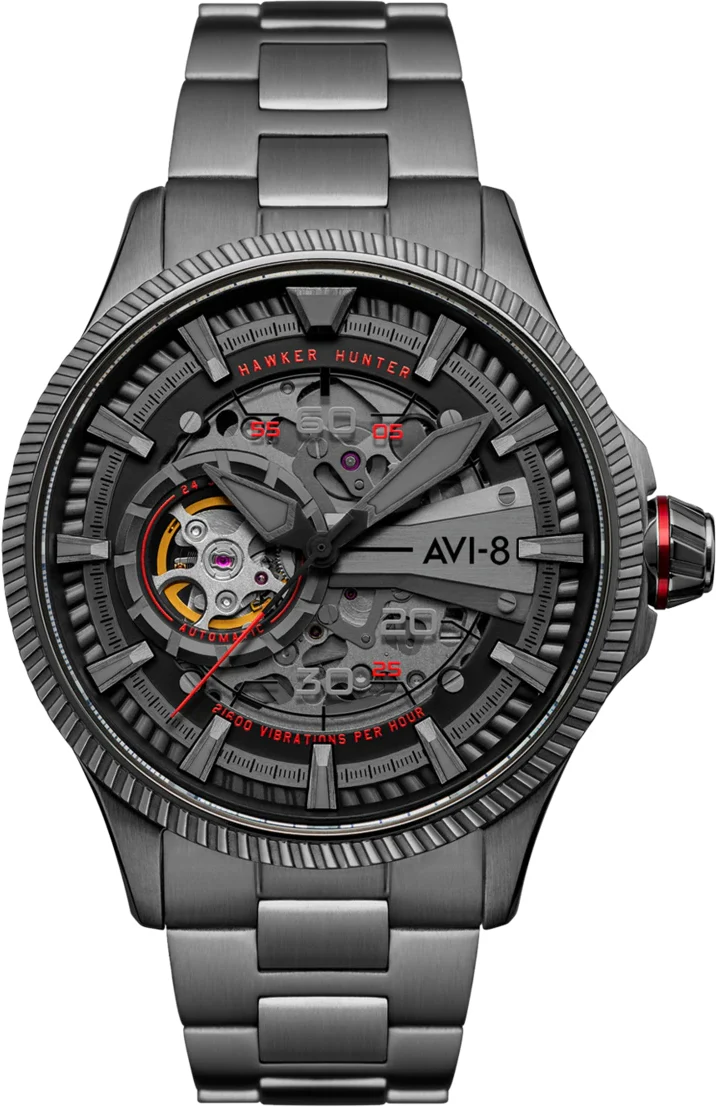 AVI-8 Watch Hawker Hunter Avon Automatic Black Arrows