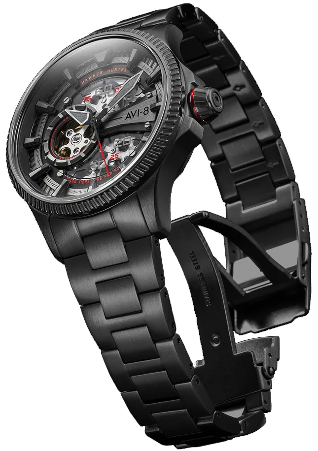 AVI-8 Watch Hawker Hunter Avon Automatic Black Arrows - Image 2
