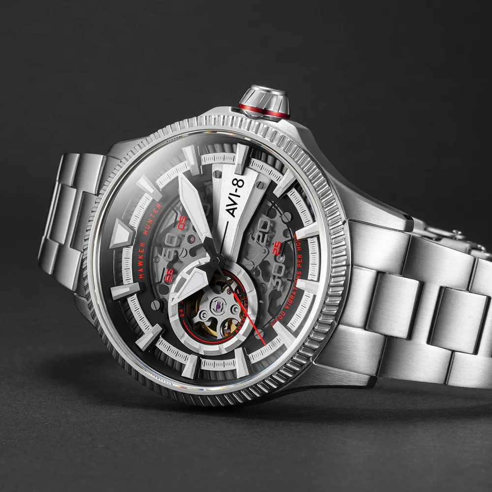 AVI-8 Watch Hawker Hunter Avon Automatic Diables Rouges - Image 3