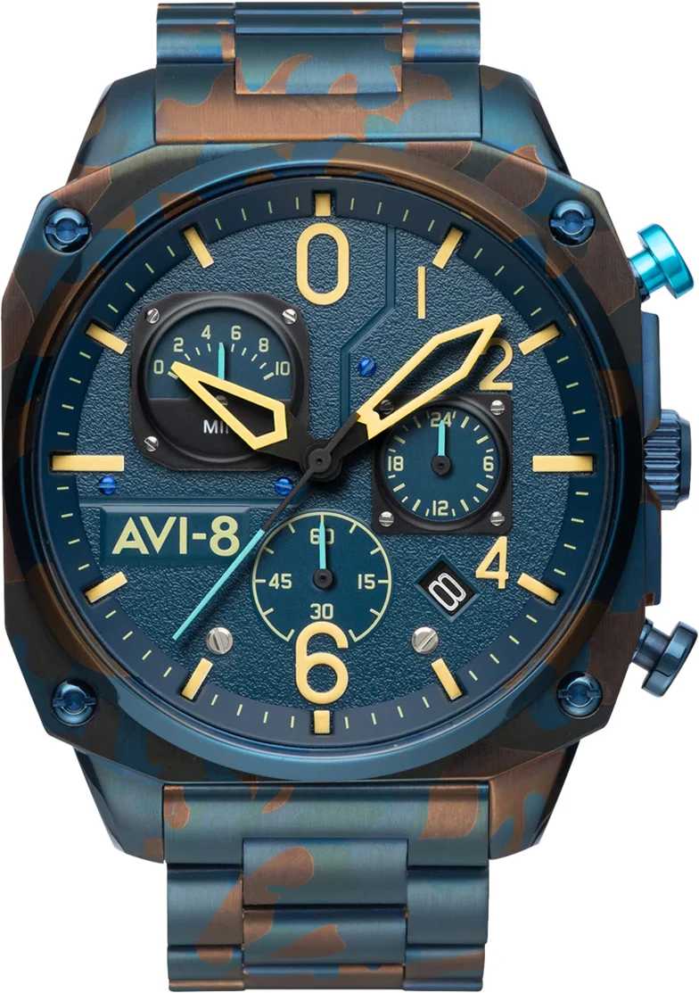 AVI-8 Watch Hawker Hunter Retrograde Chronograph Air Camo