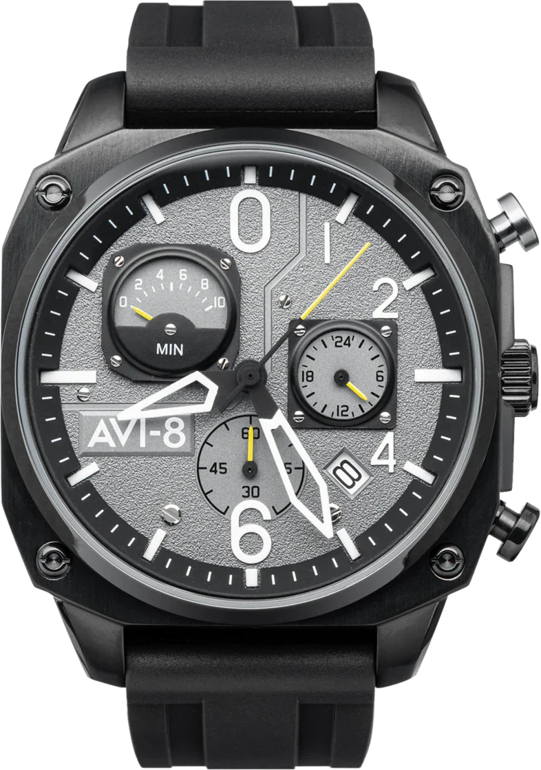 AVI-8 Watch Hawker Hunter Retrograde Chronograph Tactical Black D