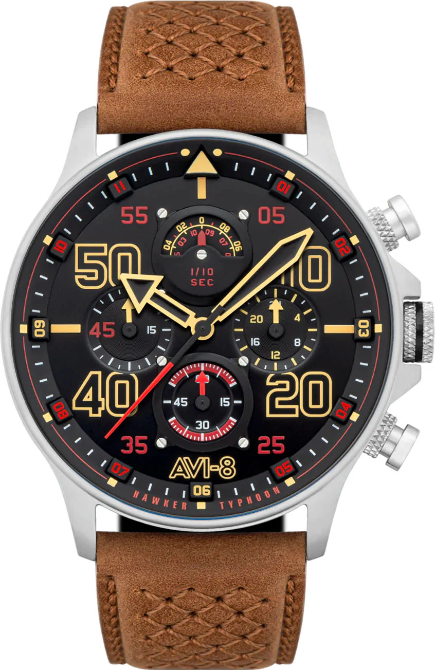 AVI-8 Watch Hawker Typhoon Johnson  RB396 Sheila Chronograph Limited Edition