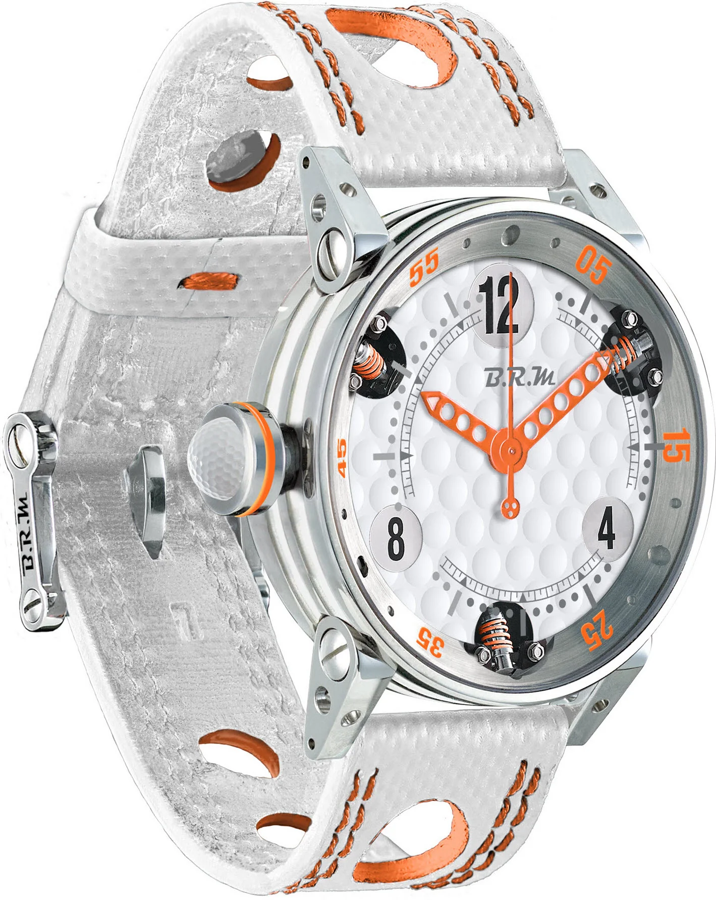 B.R.M Watch Golf Master Ladies Orange Hands