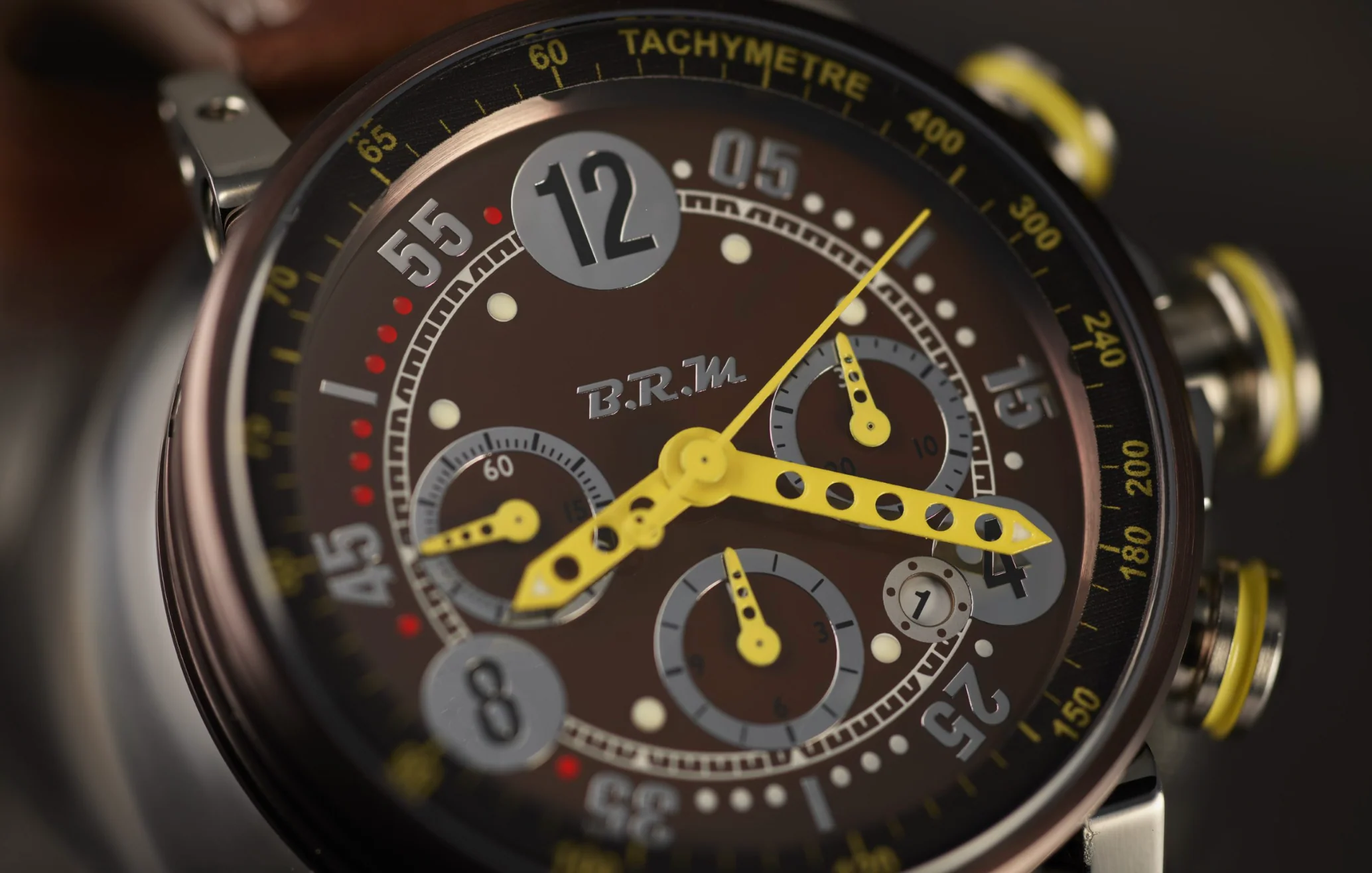 B.R.M. Watches V12-44 Chocolate Watch - Image 3