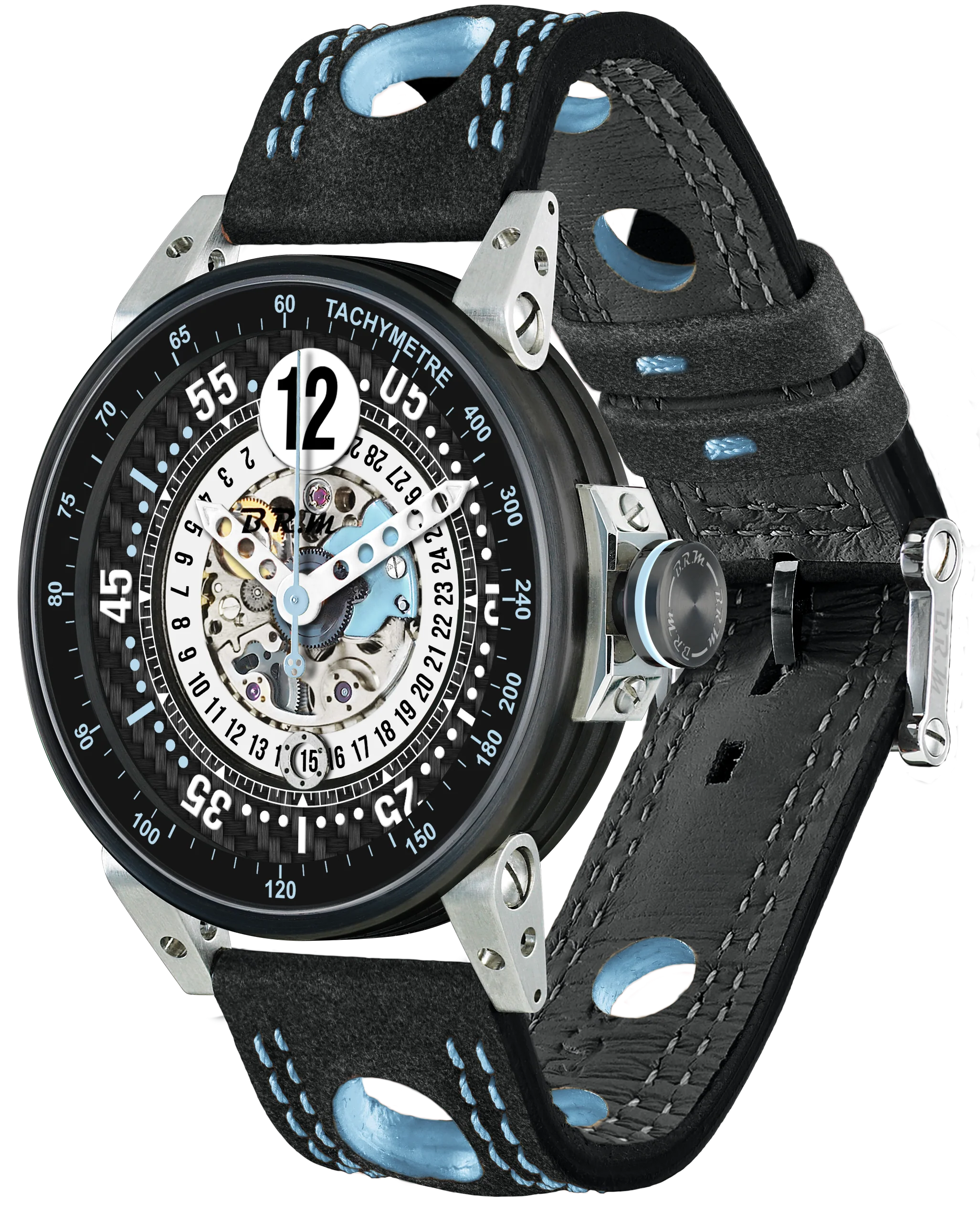 B.R.M. Watches V6-44 Touring Light Blue Watch