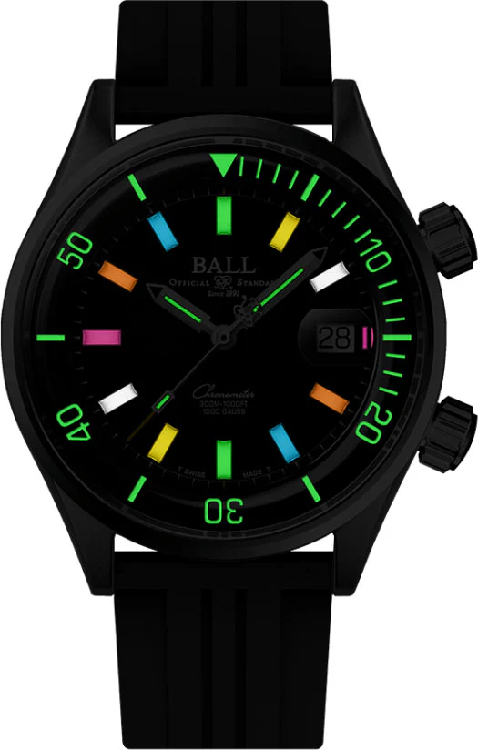 Ball Watch Company Engineer Master II Diver Chronometer Rainbow Watch - Image 2