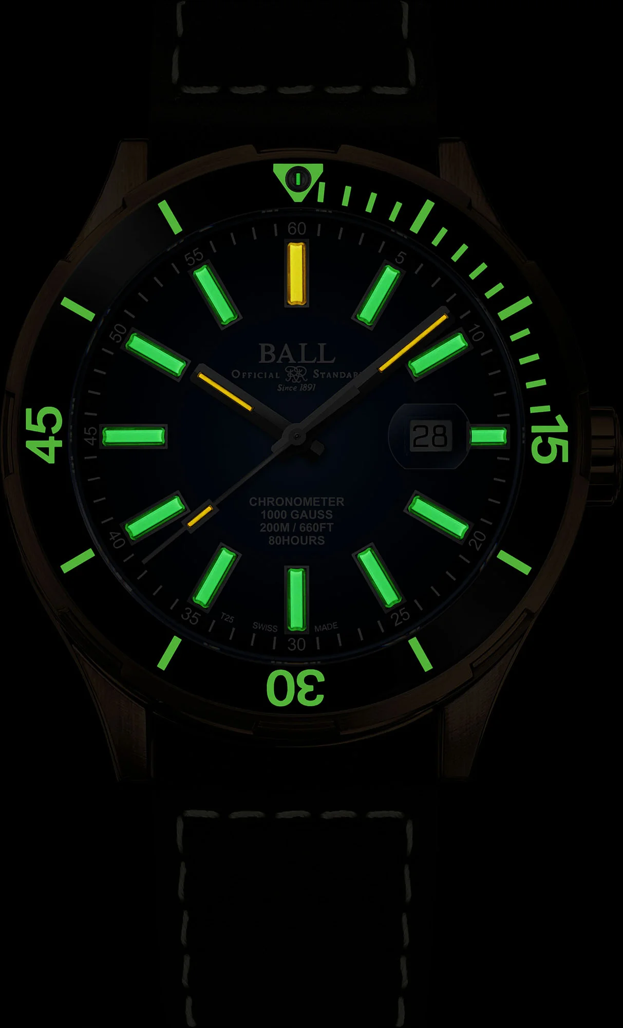 Ball Watch Company Roadmaster M Marvelight Limited Edition Bronze - Image 2