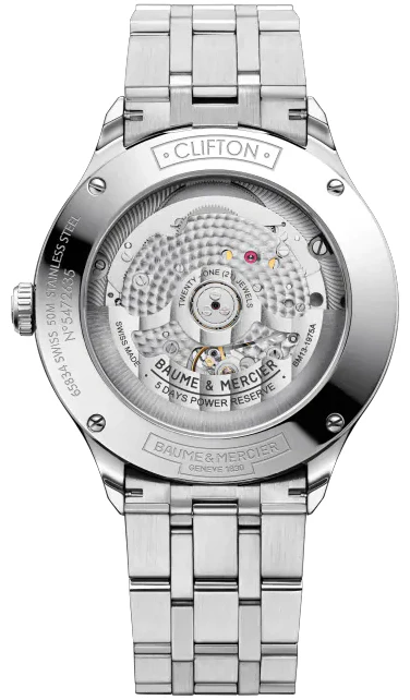 Baume et Mercier Clifton Baumatic Cadran Blue Watch - Image 2