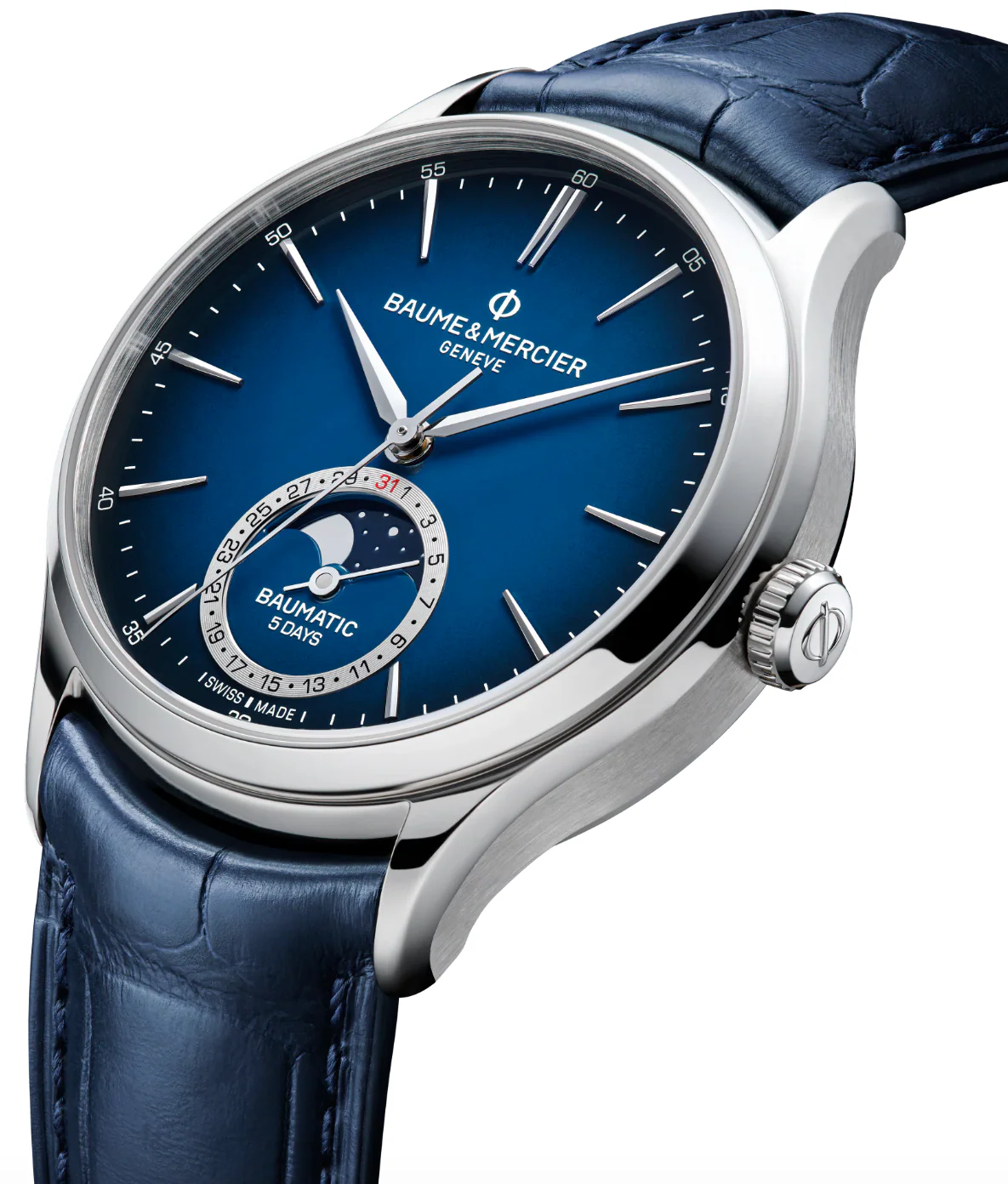 Baume et Mercier Clifton Moon Phase Watch - Image 3