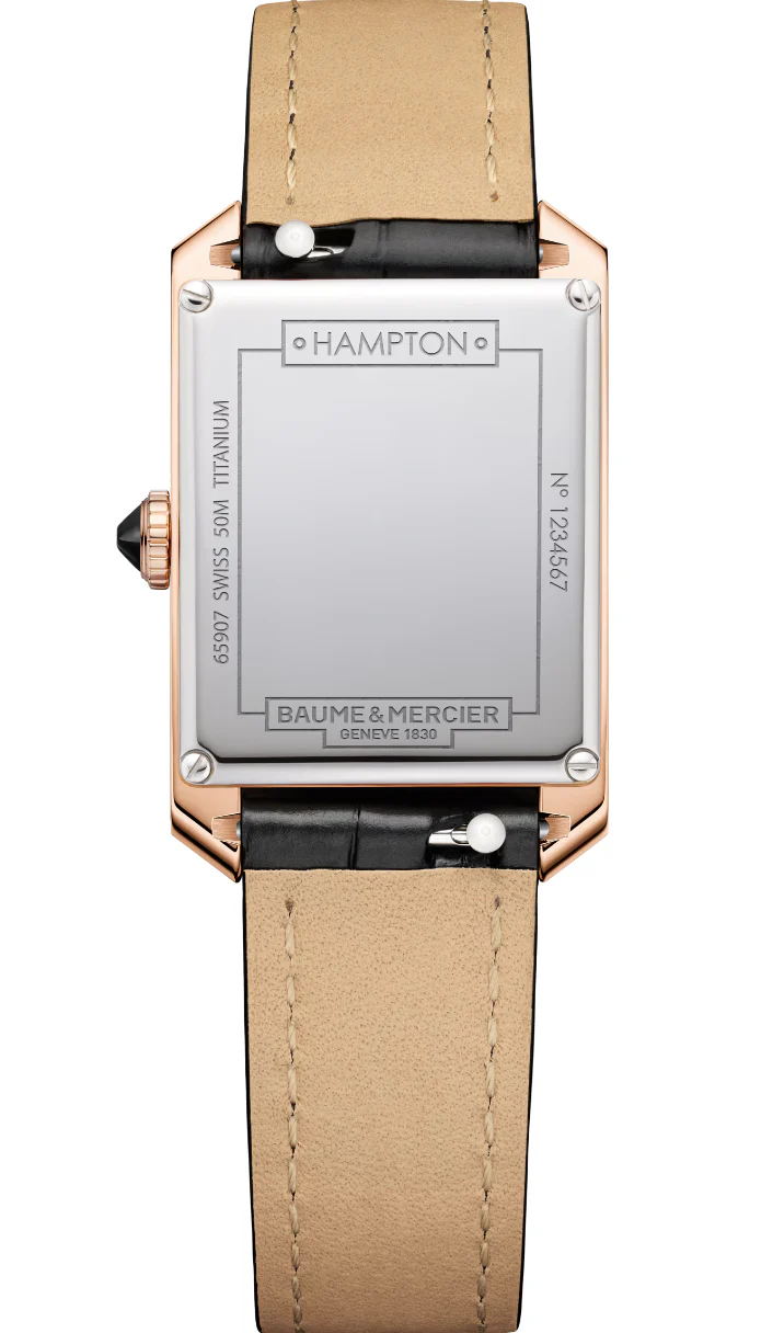 Baume et Mercier Hampton Quartz 18K Pink Gold Watch - Image 2