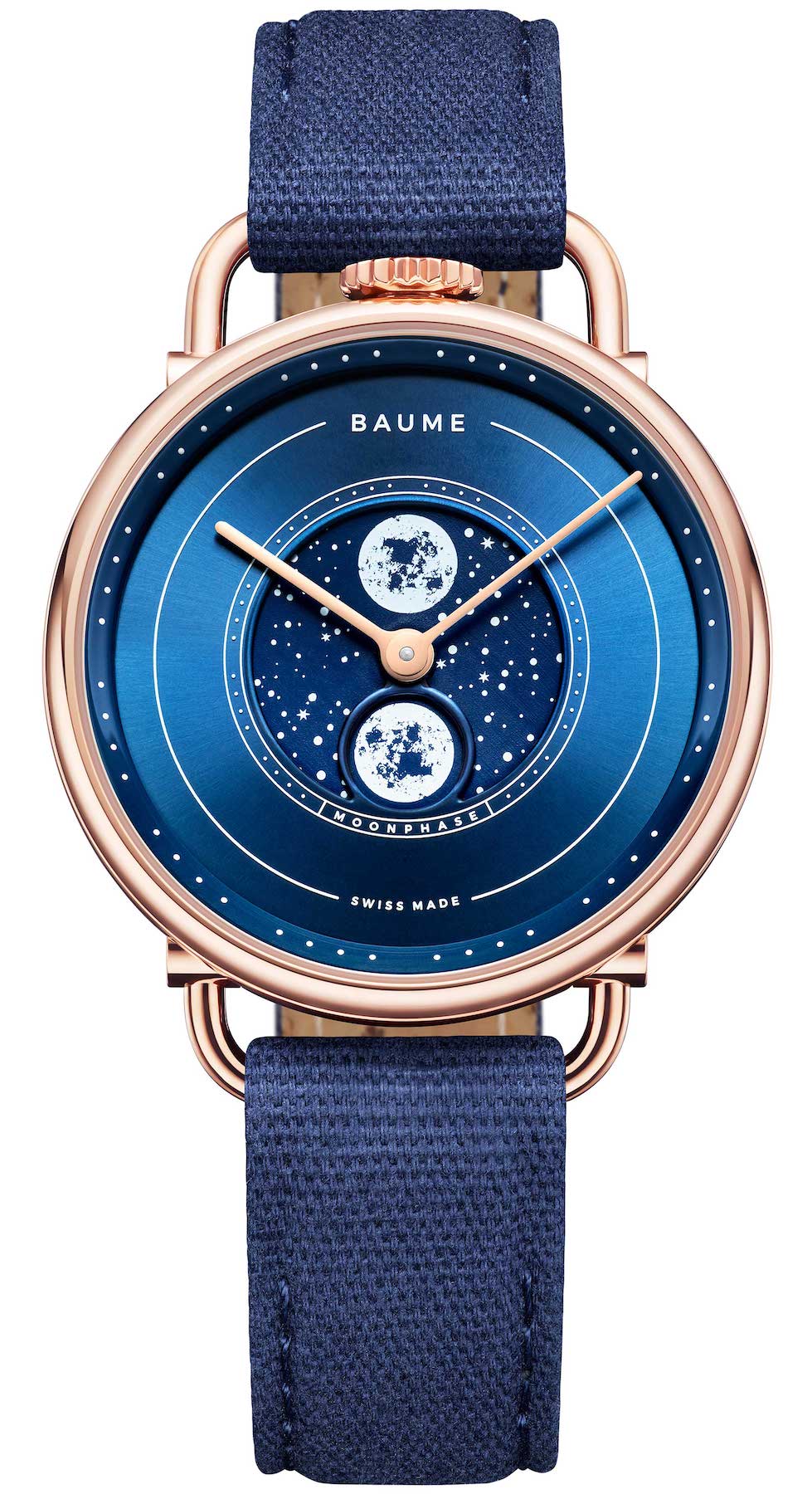 Baume Quartz Moon Phase Watch
