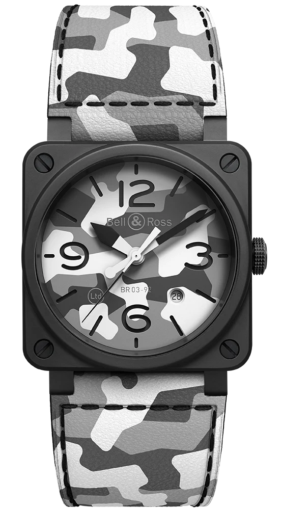 Bell & Ross Watch BR 03 92 White Camo Limited Edition