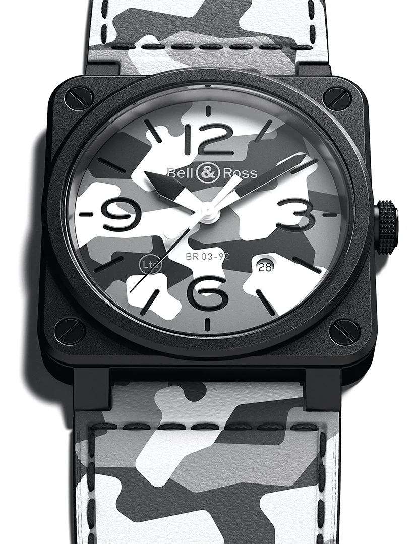 Bell & Ross Watch BR 03 92 White Camo Limited Edition - Image 4