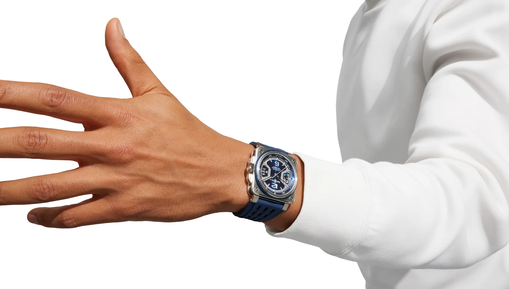 Bell & Ross BR X3 Blue Steel Watch - Image 11