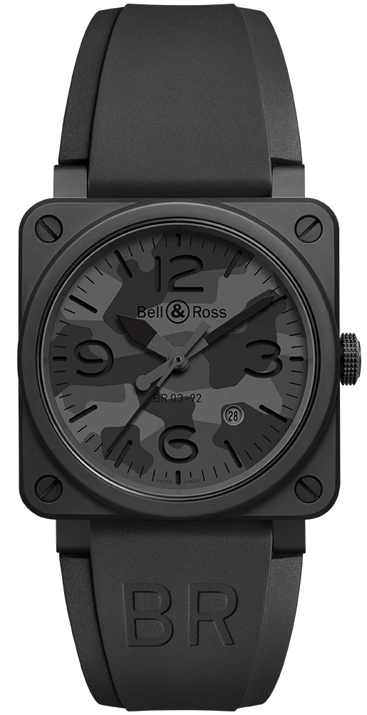 Bell & Ross Watch BR 03 92 Black Camo D
