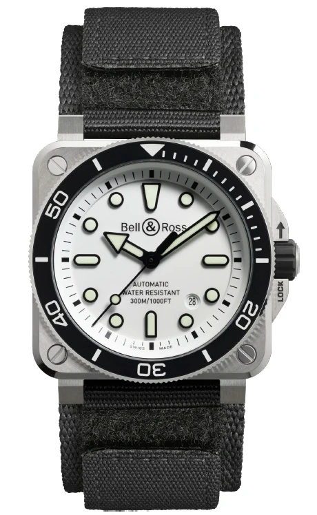 Bell & Ross BR 03 Diver White Steel Watch - Image 2