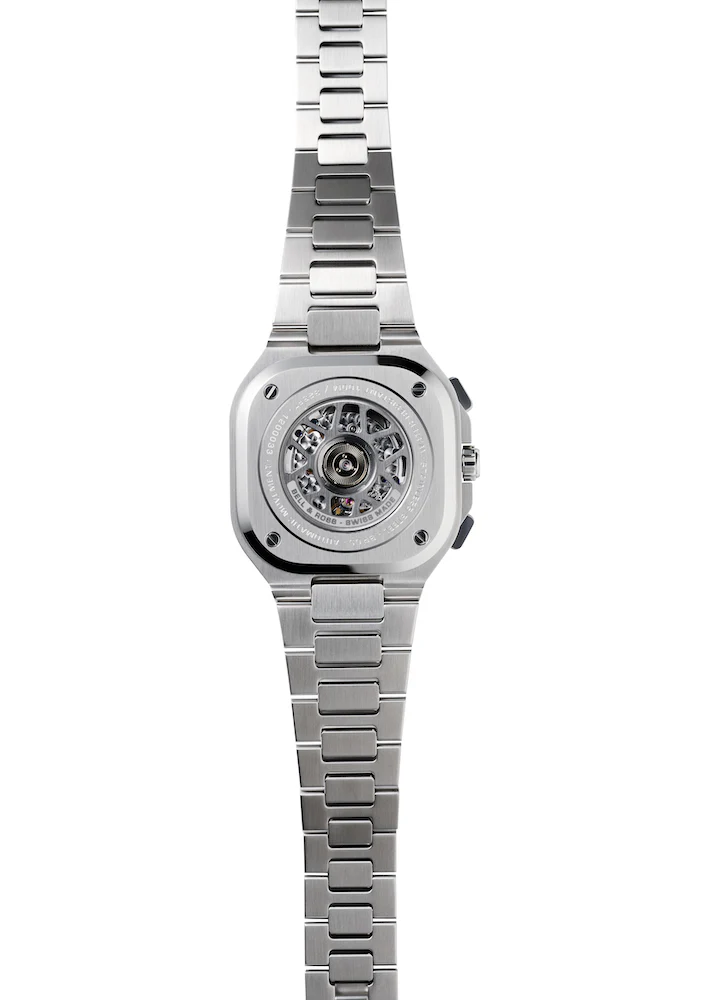 Bell & Ross Watch BR 05 Chrono Black Steel Bracelet D - Image 2
