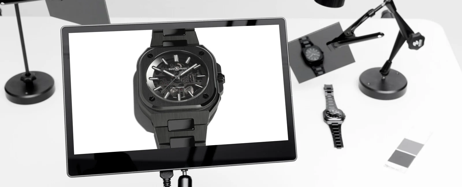 Bell & Ross BR 05 Skeleton Black Ceramic Bracelet Watch - Image 6