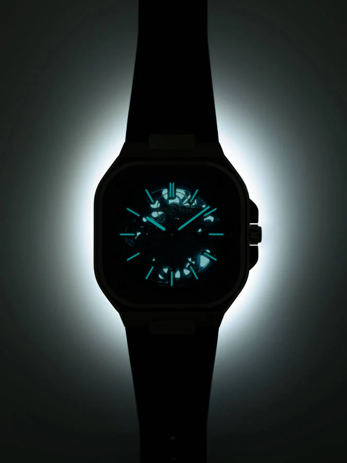 Bell & Ross Watch BR 05 Skeleton Blue Bracelet Limited Edition - Image 3