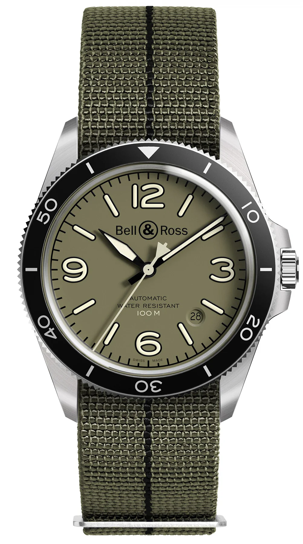 Bell & Ross Watch Vintage BR V2-92 Military Green