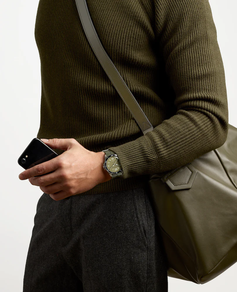 Bell & Ross Watch Vintage BR V2-92 Military Green - Image 3