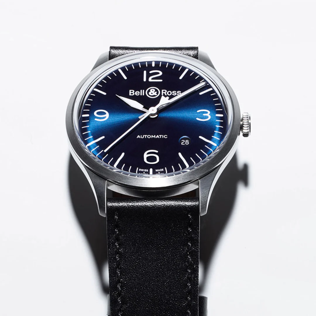 Bell & Ross Watch Vintage BR V1-92 Blue Steel D - Image 2