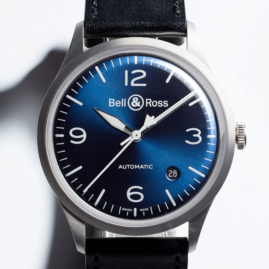 Bell & Ross Watch Vintage BR V1-92 Blue Steel D - Image 3