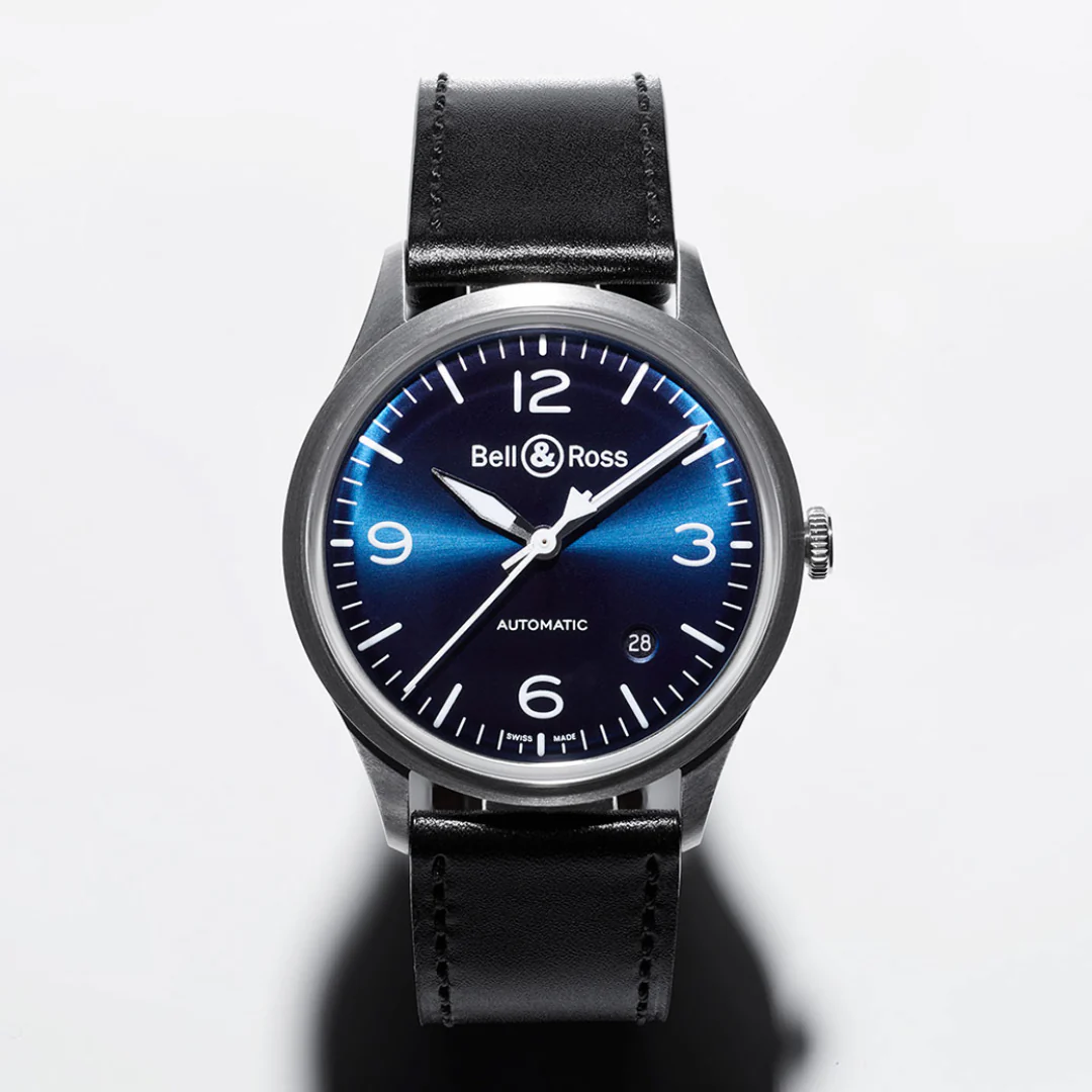 Bell & Ross Watch Vintage BR V1-92 Blue Steel D - Image 4