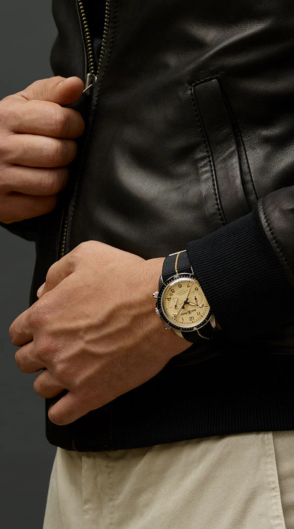 Bell & Ross Watch Vintage BR V2-94 Military Beige - Image 4