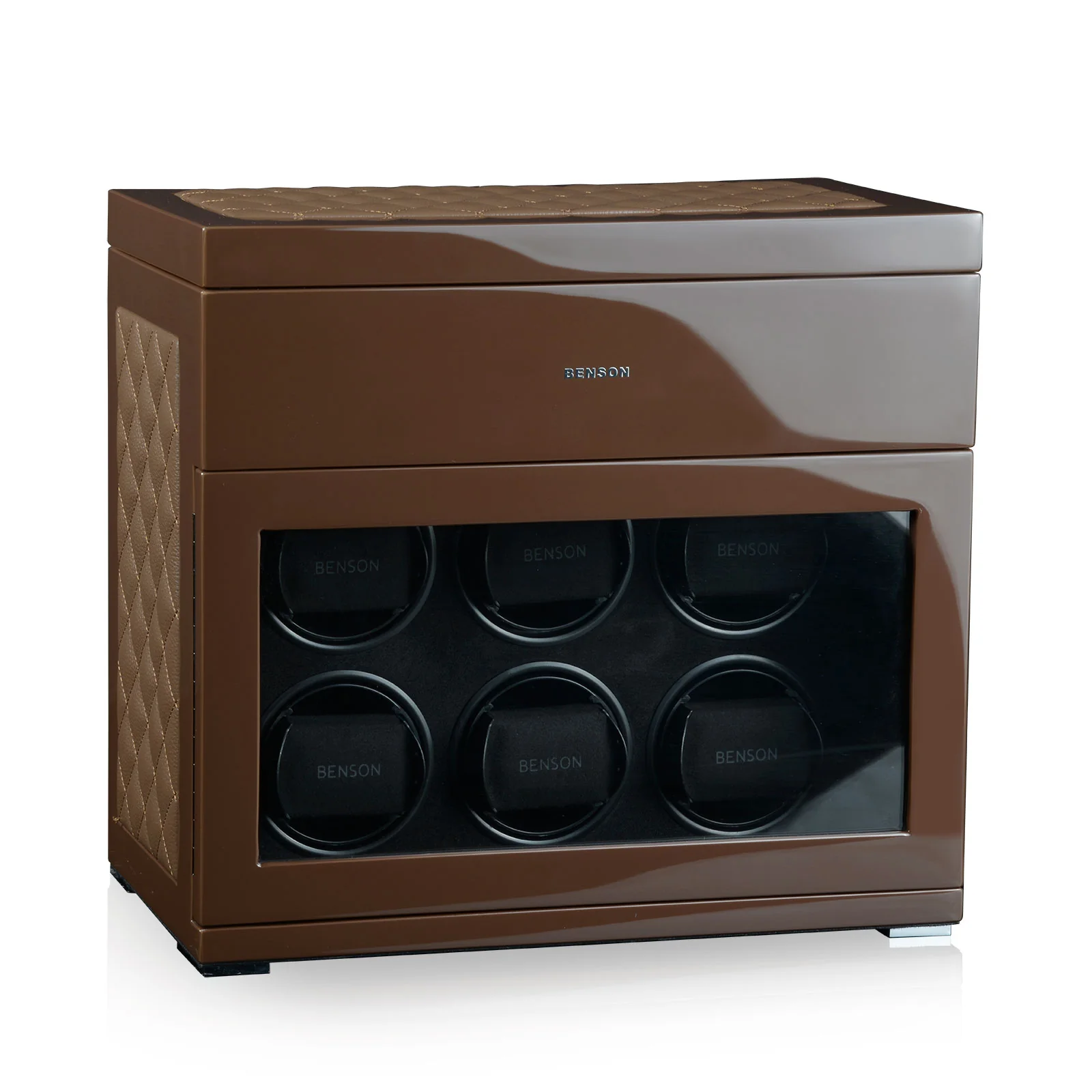 Benson Watch Winder Black Series 6.16 LE Brown/brown leather - Image 2