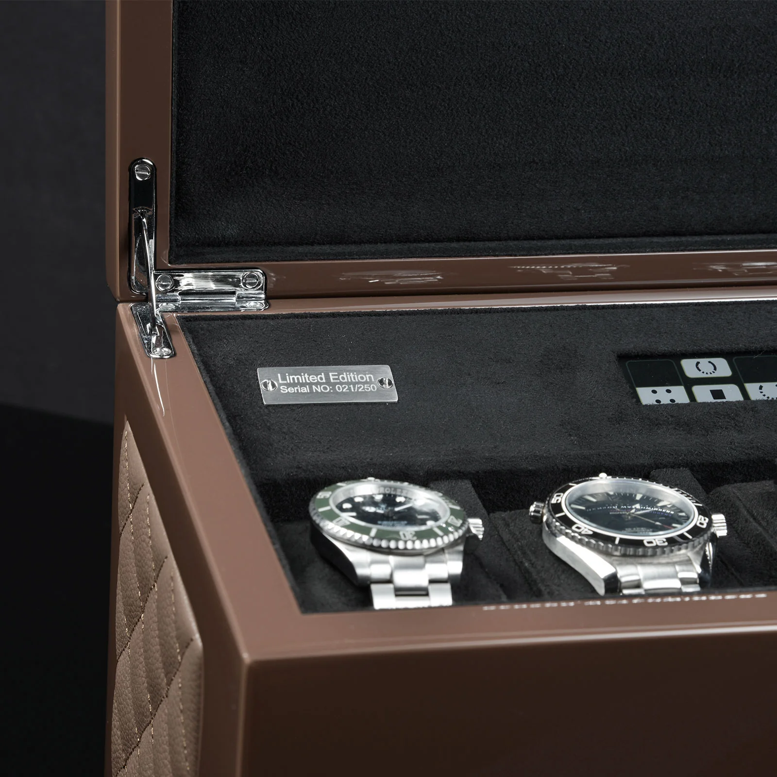 Benson Watch Winder Black Series 6.16 LE Brown/brown leather - Image 3