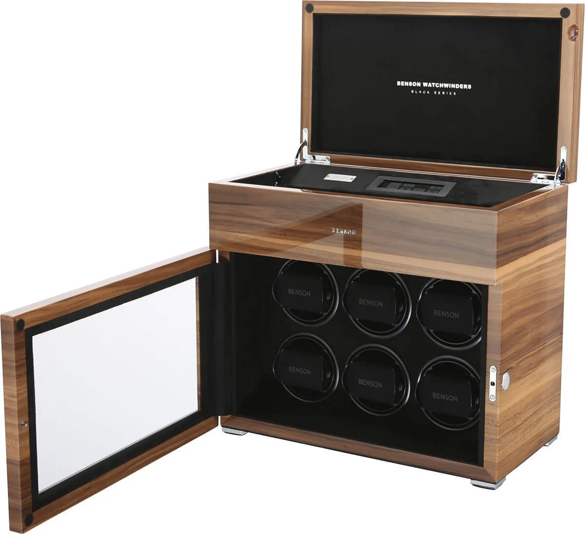 Benson Watch Winder Black Series 6.16.WA Walnut - Image 5
