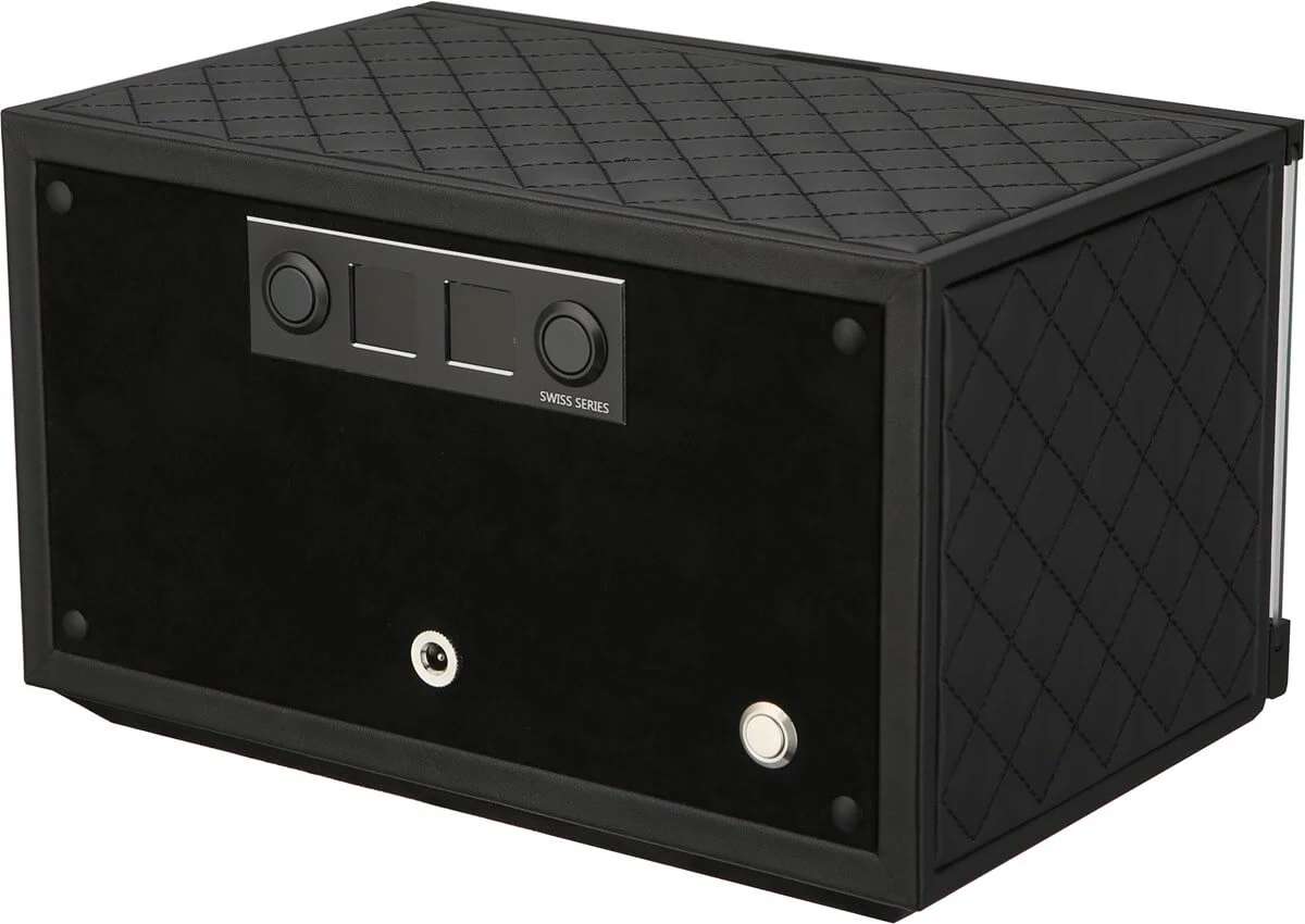 Benson Watch Winder Double Swiss Series 2.20 Black Leather - Image 3