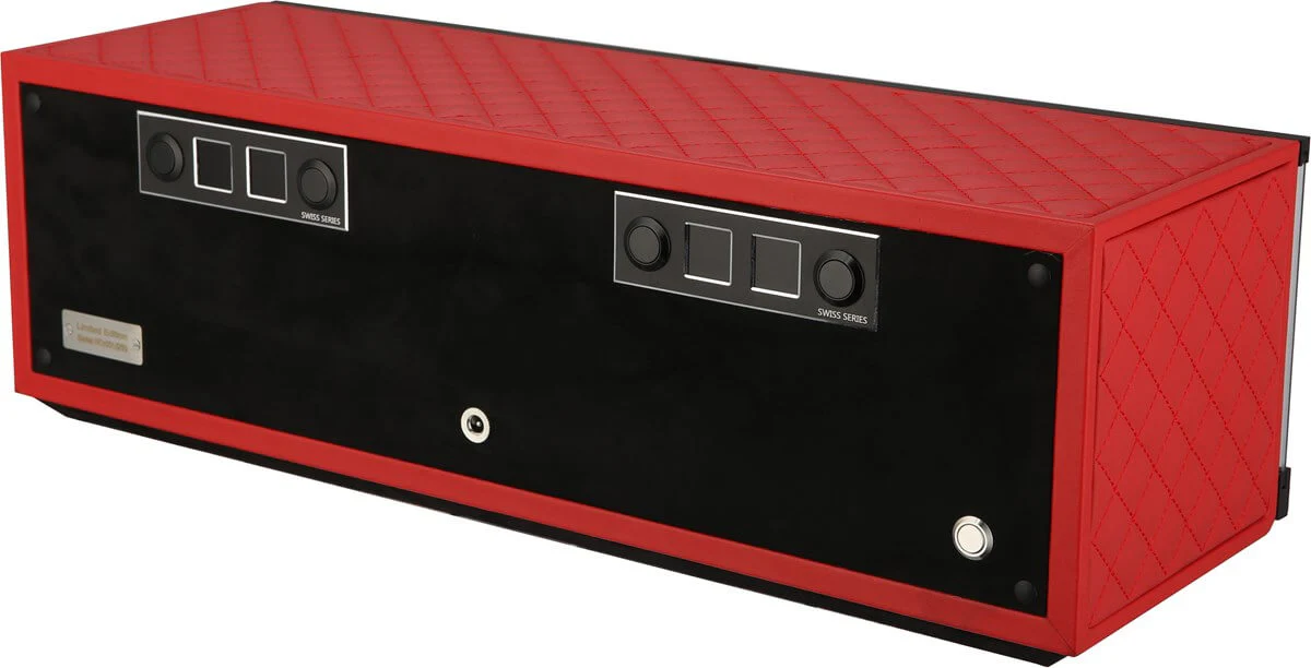 Benson Watch Winder Quad Swiss Series 4.20 Red Leather - Image 3
