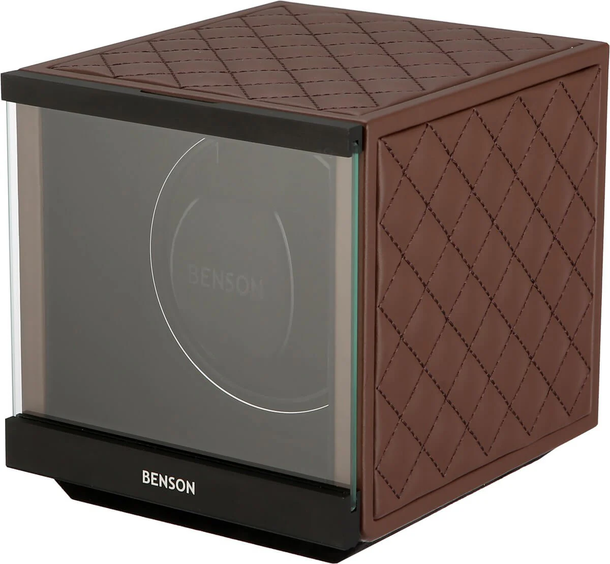 Benson Watch Winder Single Swiss Series 1.20 Dark Brown Leather - Image 2